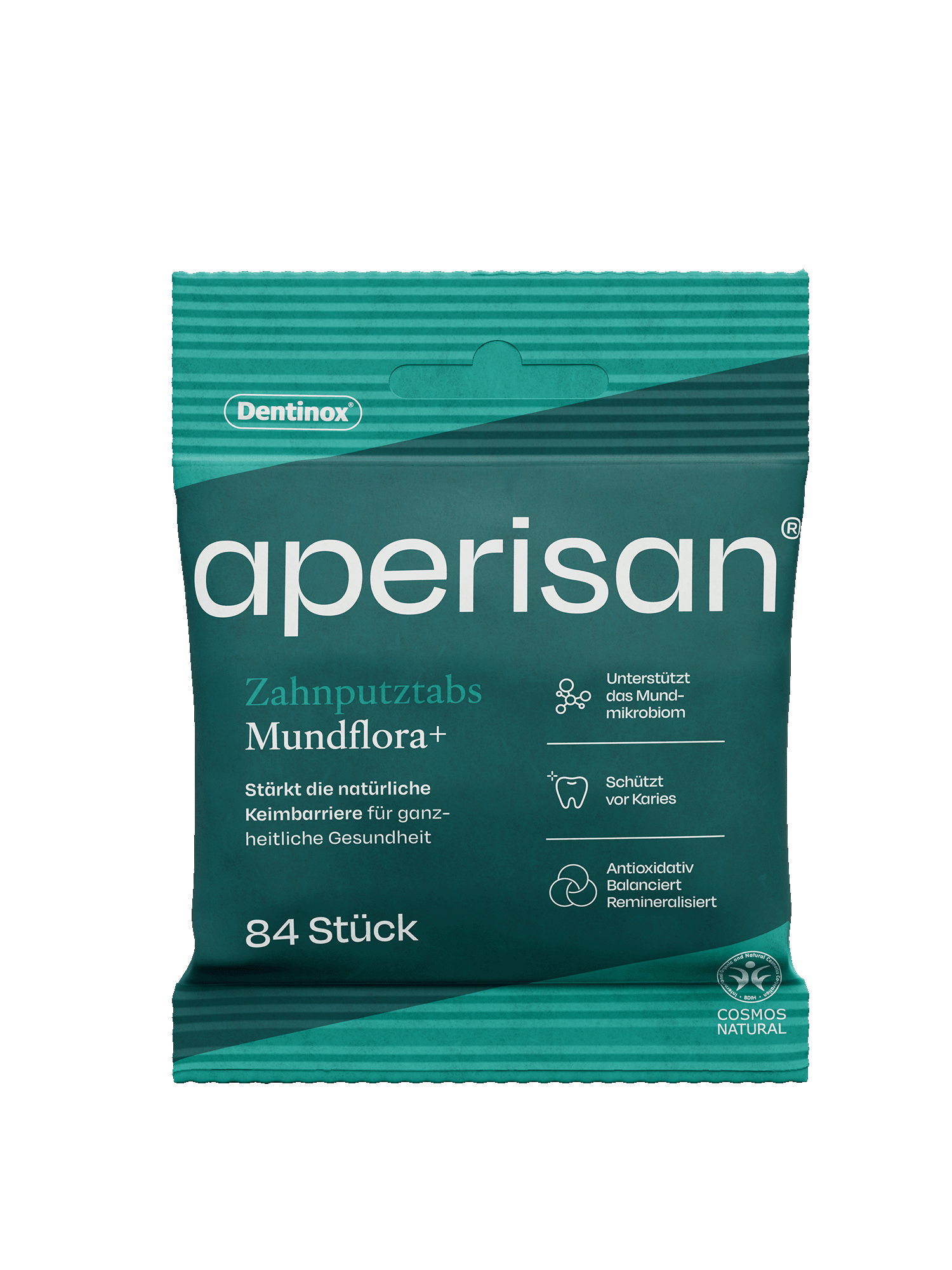 Aperisan Zahnputztabs Mundflora+ Packshot Teaser